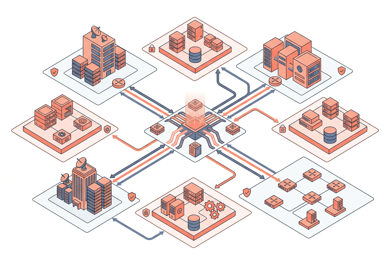 Hybrid Cloud Architecture: Connecting On-Prem to AWS with Direct Connect and VPN illustration