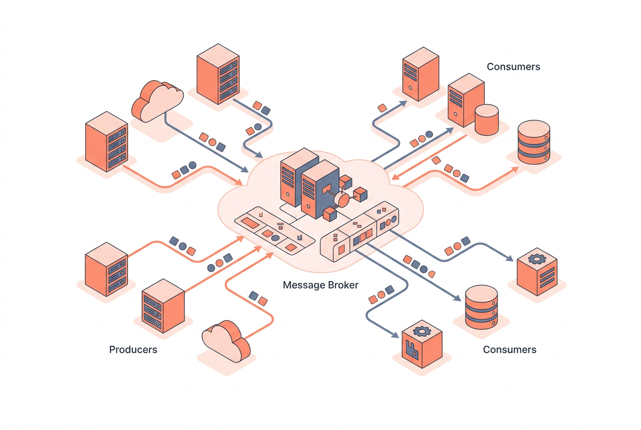 Message Queue Architecture: Kafka vs SQS vs RabbitMQ — Which Should You Choose? illustration