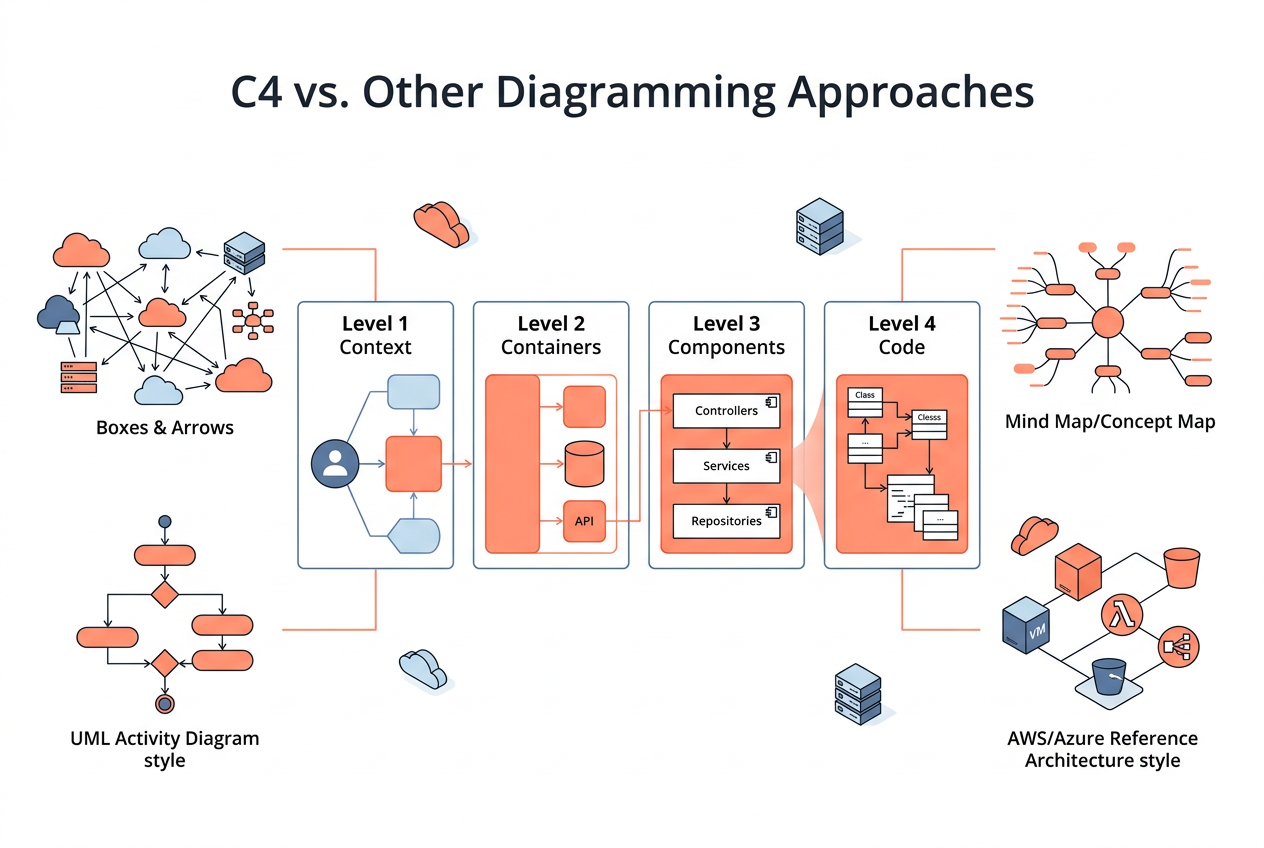 The C4 Model: A Better Way to Diagram Software Architecture illustration